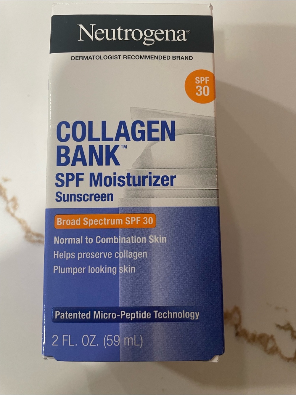 Neutrogena Collagen Bank SPF 30 Moisturizer with micro peptides